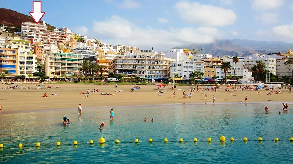 Ocean View Apartment Over Los Cristianos, Playa Las Vistas Los Cristianos  Hiszpania